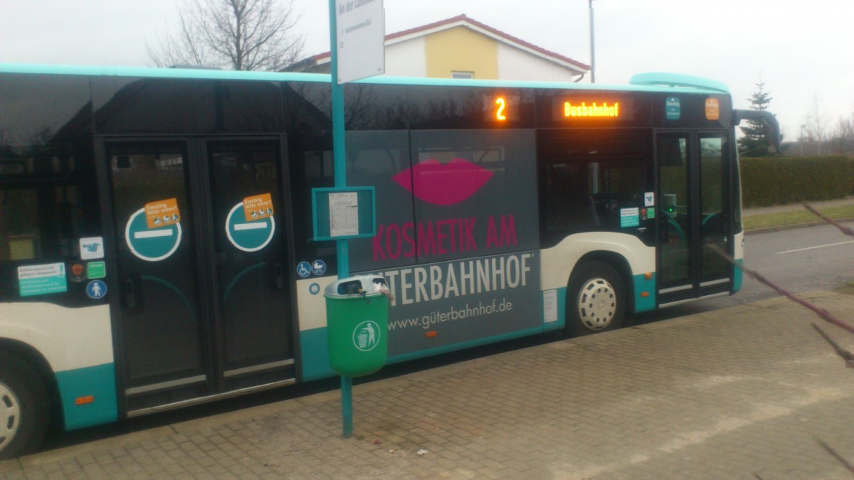 ...und noch die rechte Seite mit dem Traffic Board fr die Kosmetik am Citaro NB SW 592