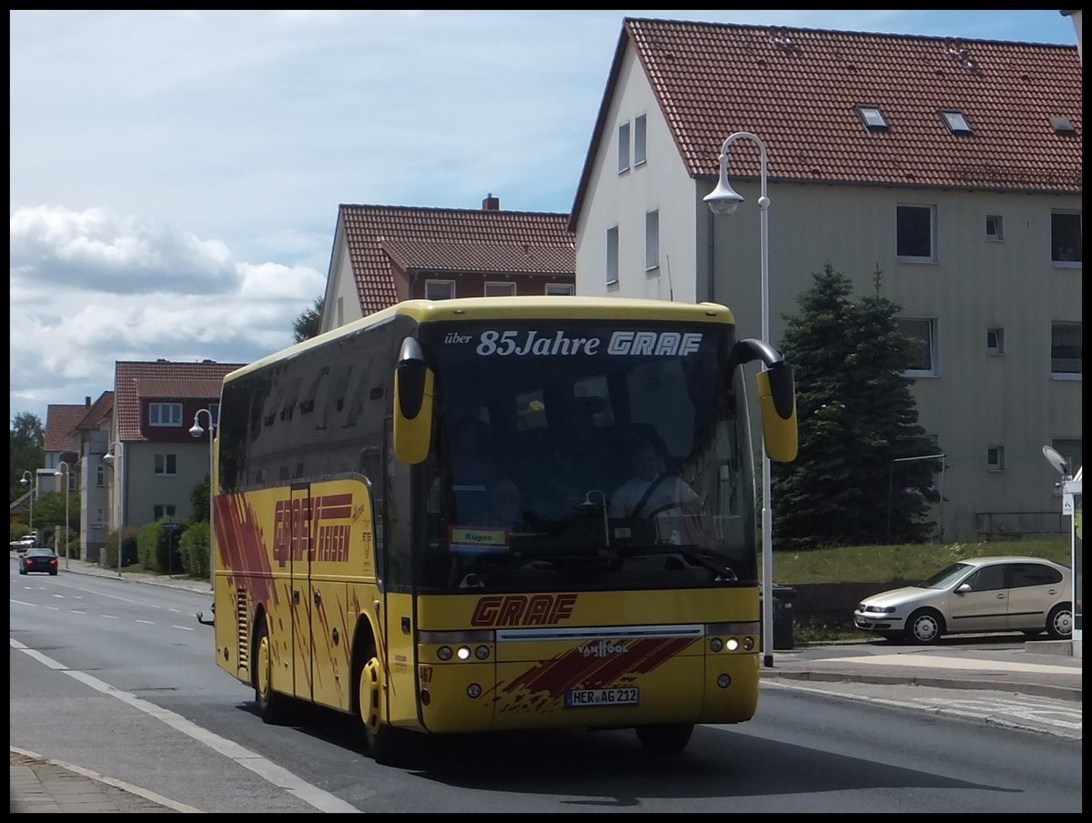 Van Hool T911 von Graf aus Deutschland in Sassnitz.