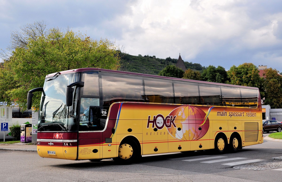 VAN HOOL T916 Astron vom Reisebro HOCK aus Deutschland am 21.August 2014 in Krems gesehen.