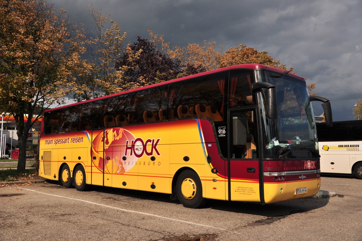 VAN HOOL T916 Astron vom Reisebro HOCK aus Deutschland am 21.August 2014 in Krems gesehen.