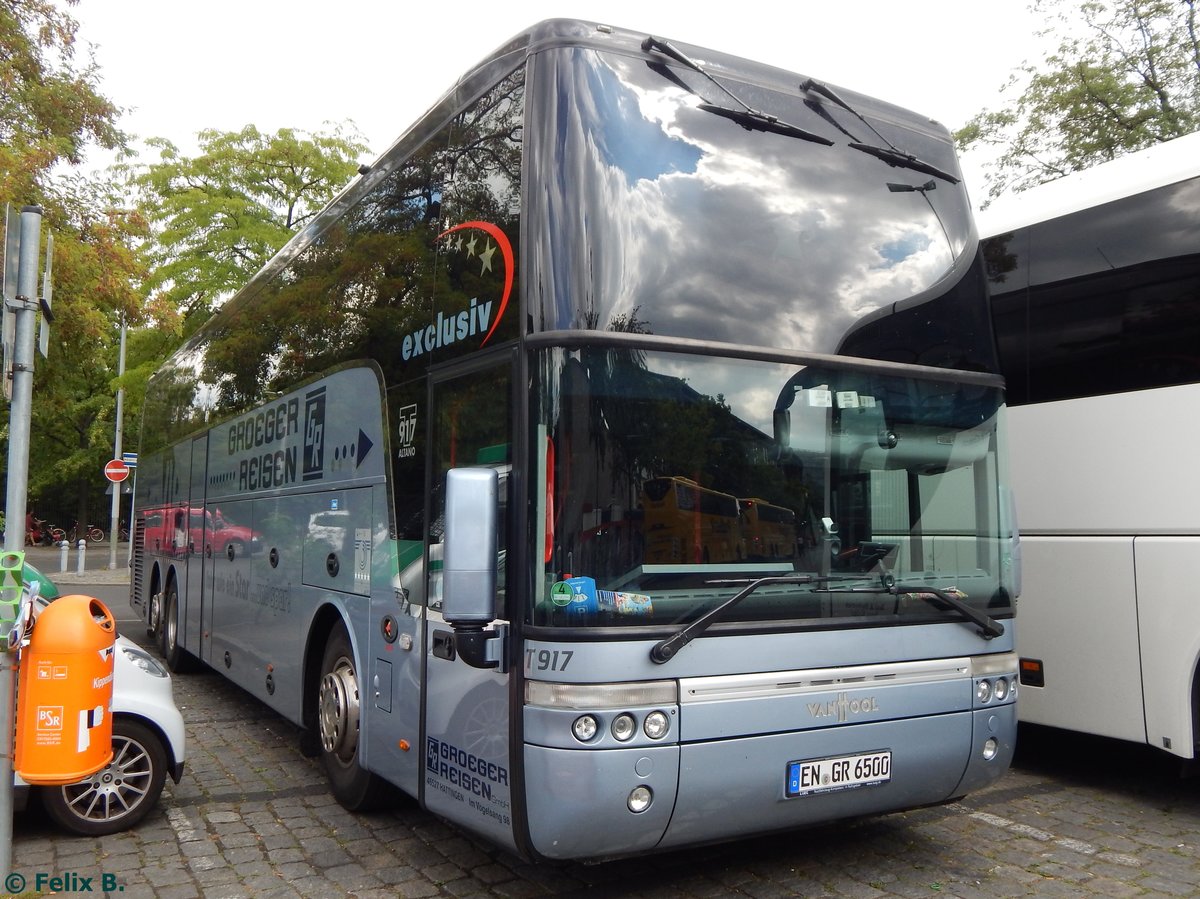 Van Hool T917 von Groeger Reisen aus Deutschland in Berlin.