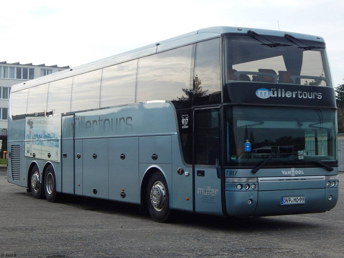 Van Hool T917 von Müller Tours aus Deutschland in Neubrandenburg.