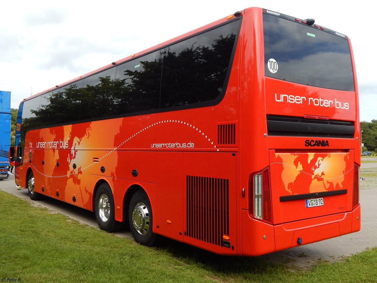 Van Hool TX17 von URB aus Deutschland in Sassnitz.