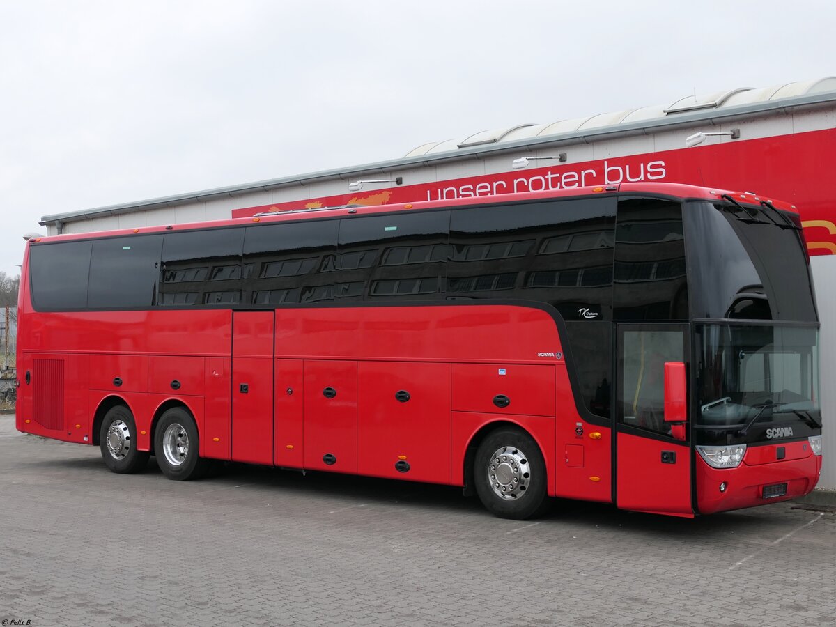 Van Hool TX17 von URB aus Deutschland (ex UER-HR 77, exex VG-B 94) in Ueckermünde. 