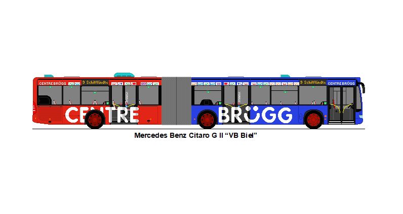 VB Biel - Nr. 153/BE 653'153 - Mercedes Benz Citaro G II