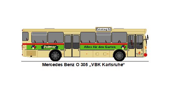 VBK Karlsruhe - Mercedes Benz O 305