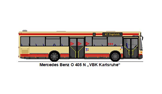 VBK Karlsruhe - Mercedes Benz O 405 N
