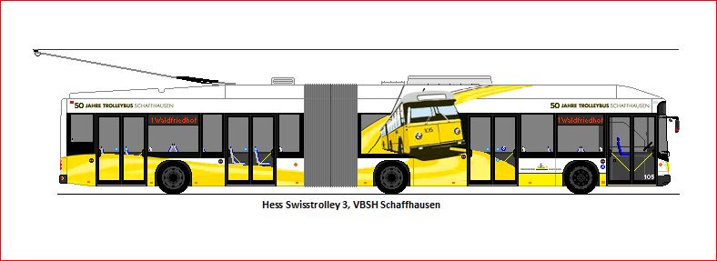 VBSH Schaffhausen - Nr. 105 - Hess Swisstrolley 3