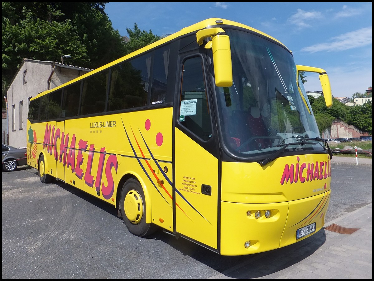 VDL Bova Futura von Michaelis aus Deutschland im Stadthafen Sassnitz.