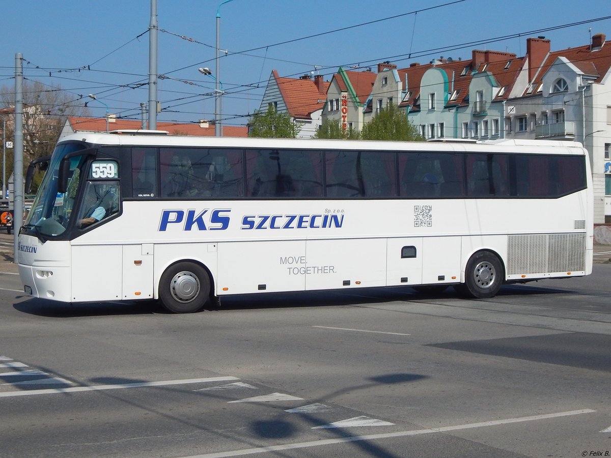 VDL Bova Futura von PKS Szczecin aus Polen in Stettin.