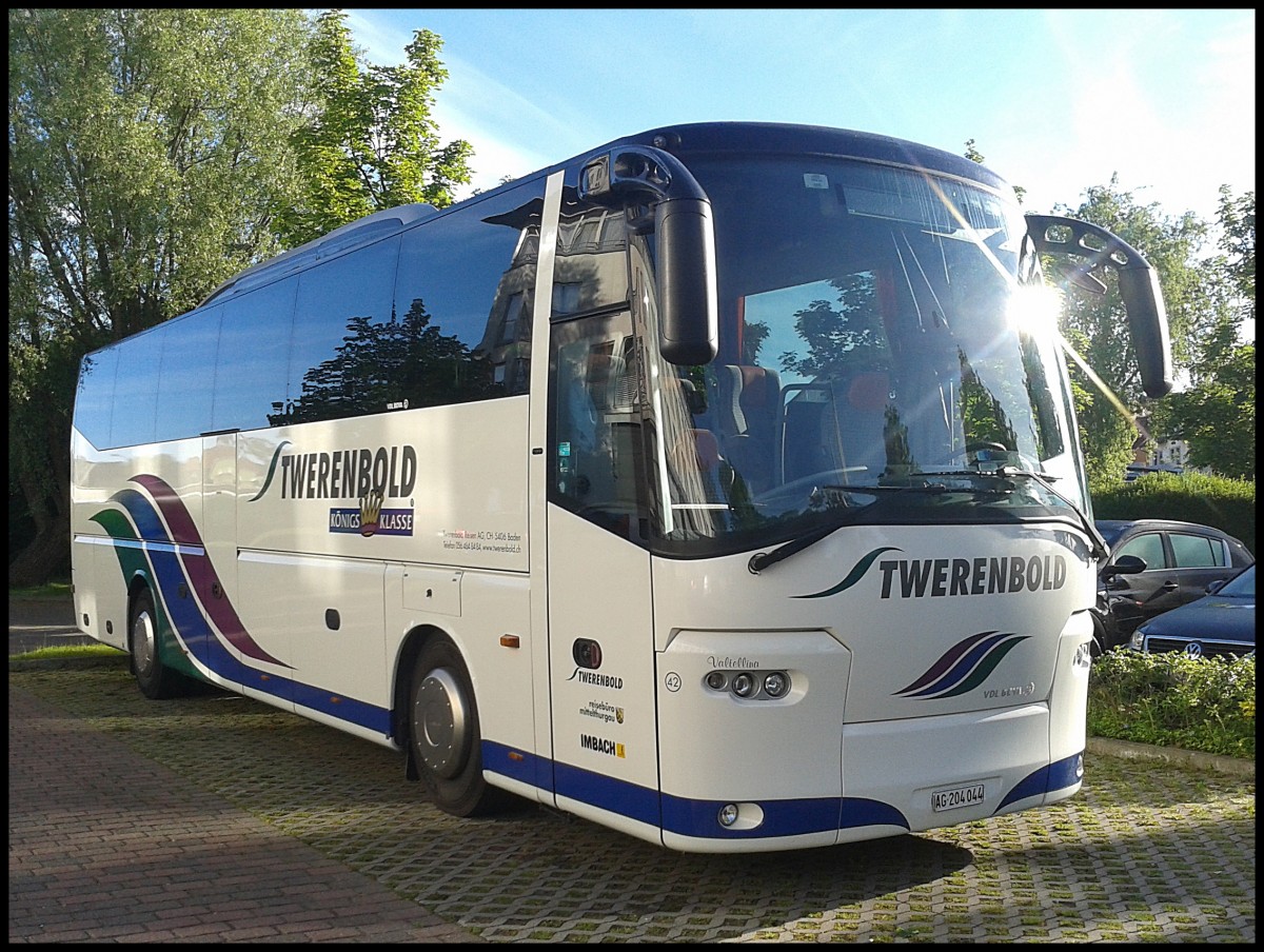 VDL Bova Magiq von Twerenbold aus der Schweiz in Bergen.