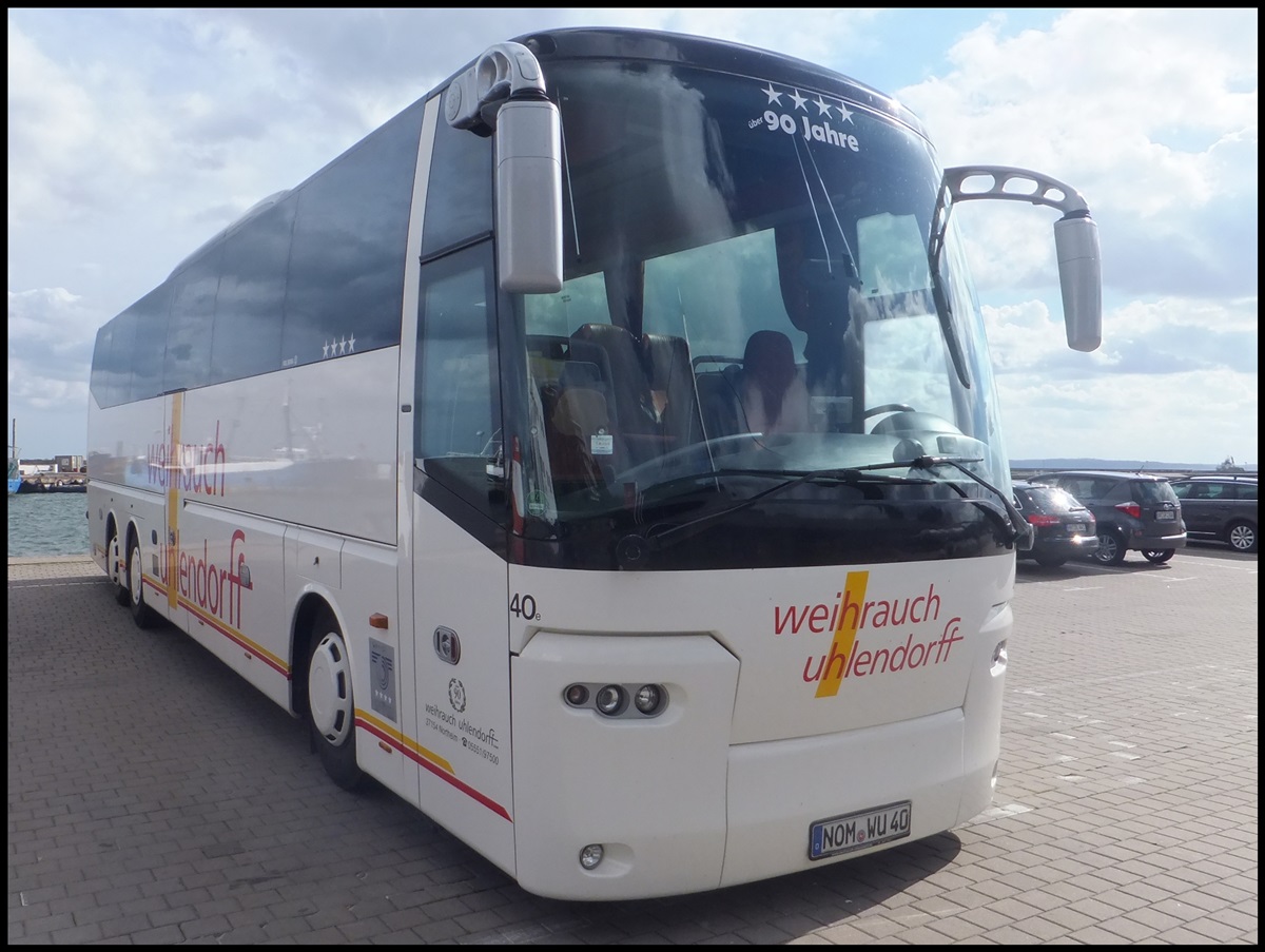 VDL Bova Magiq von Weihrauch-Uhlendorff aus Deutschland im Stadthafen Sassnitz.