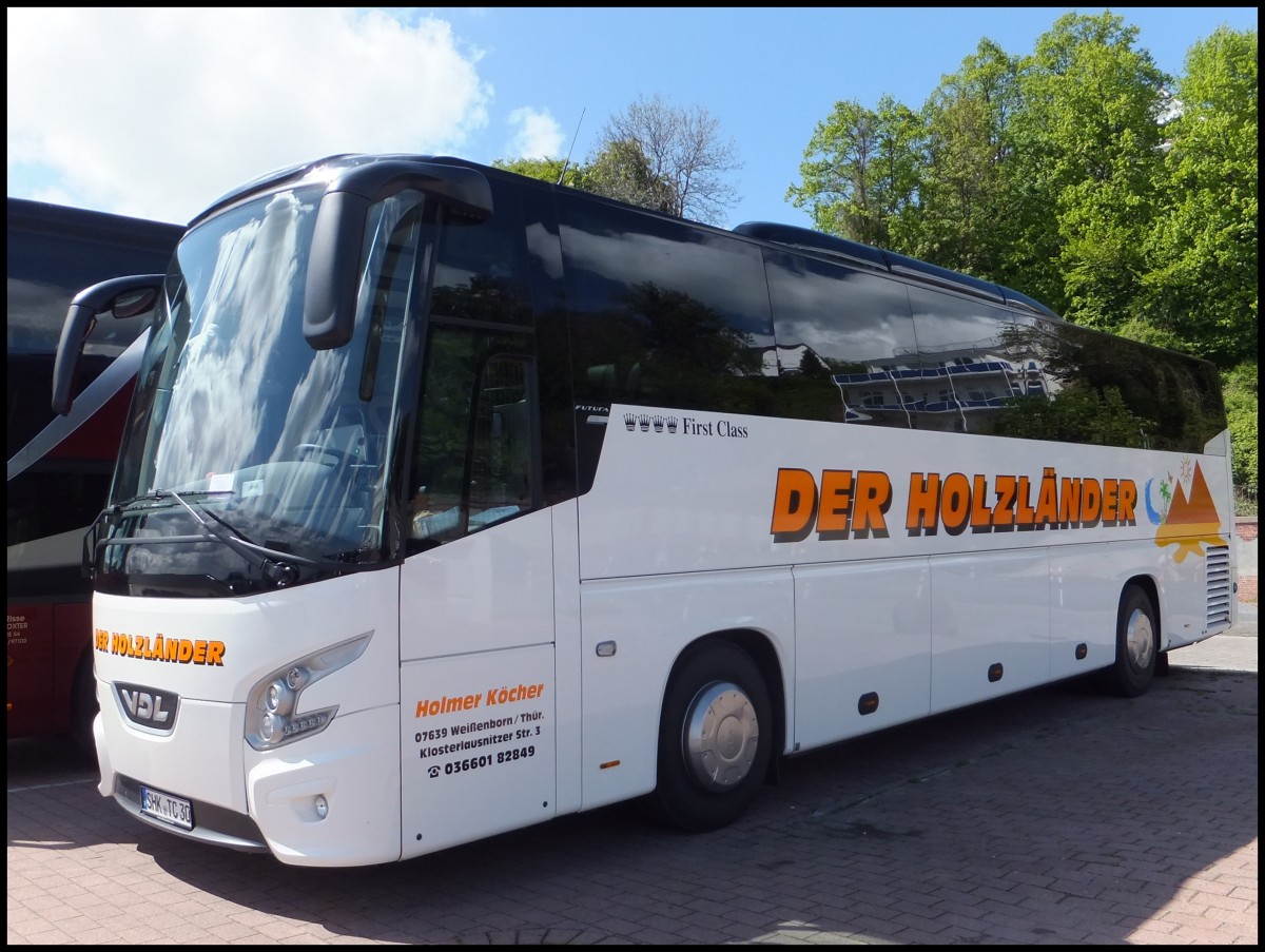 VDL Futura von Der Holzlnder aus Deutschland im Stadthafen Sassnitz.