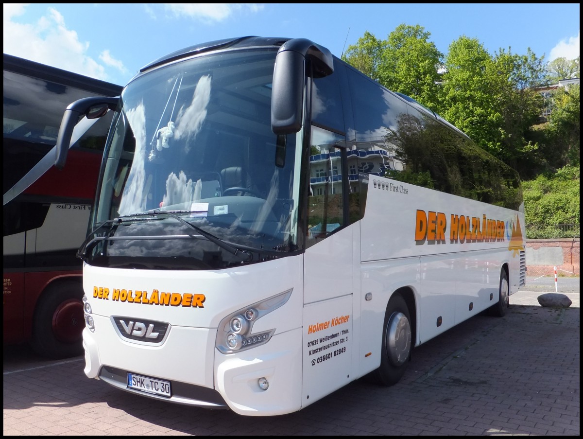 VDL Futura von Der Holzländer aus Deutschland im Stadthafen Sassnitz.