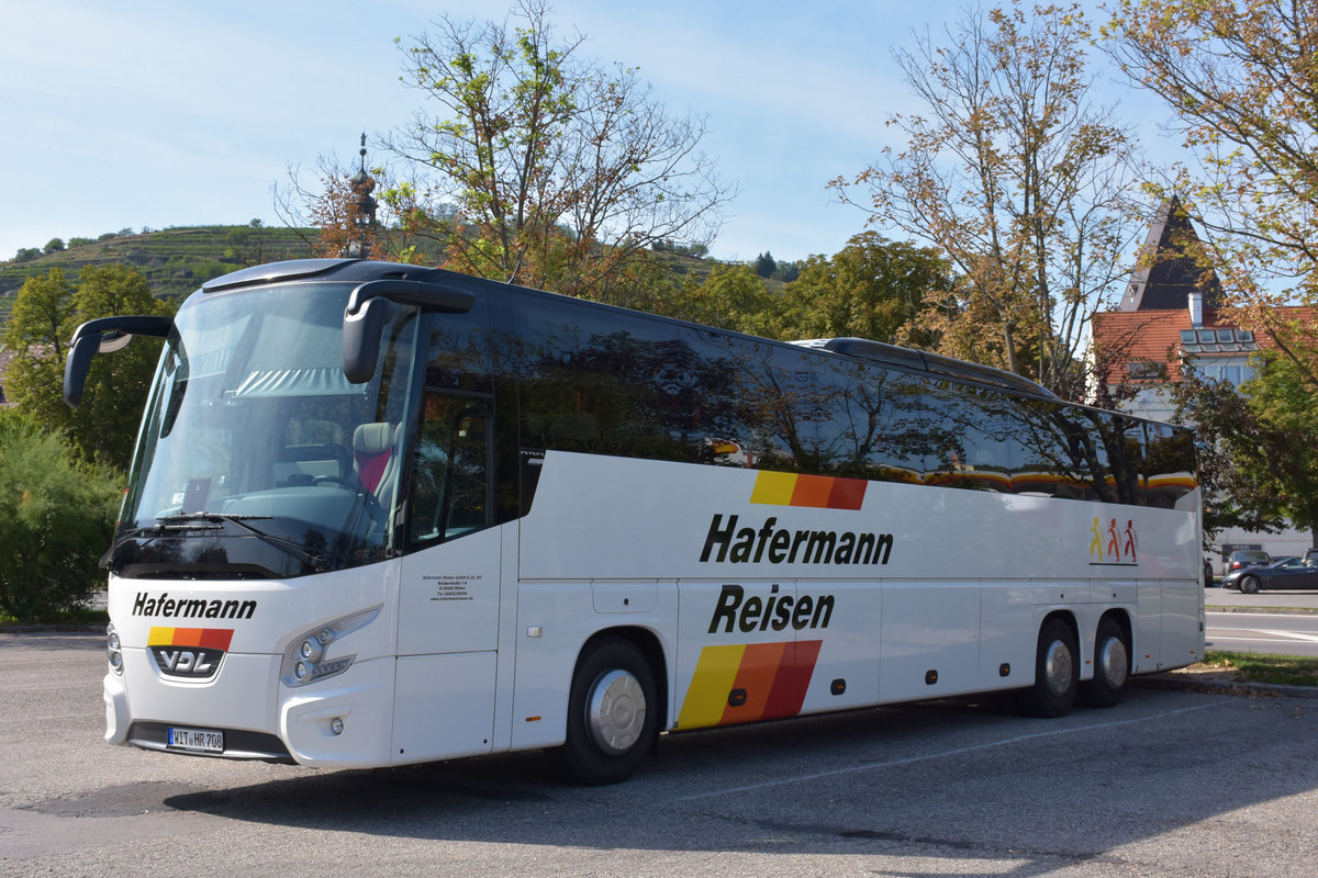 VDL Futura von Hafermann Reisen aus der BRD 2017 in Krems.