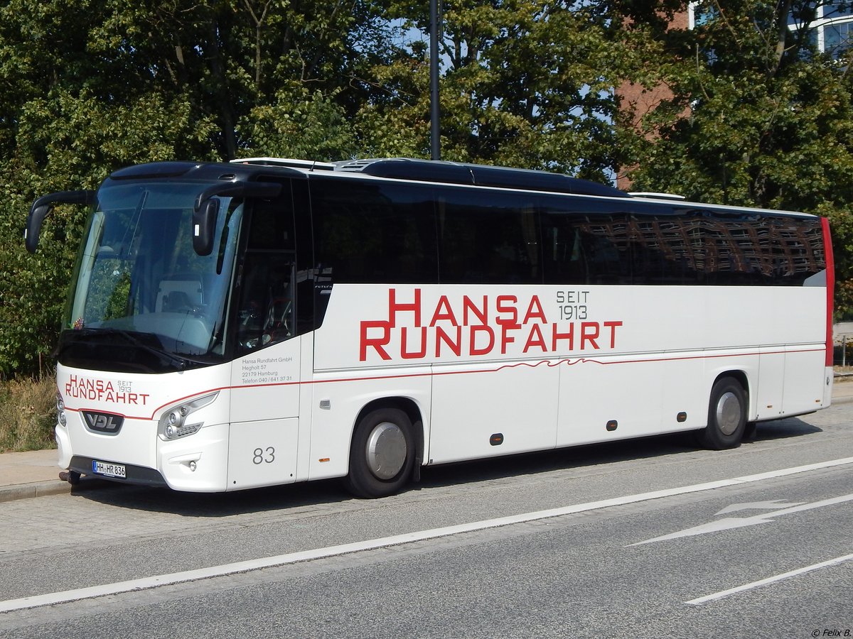 VDL Futura von Hansa Rundfahrt aus Deutschland in Rostock.