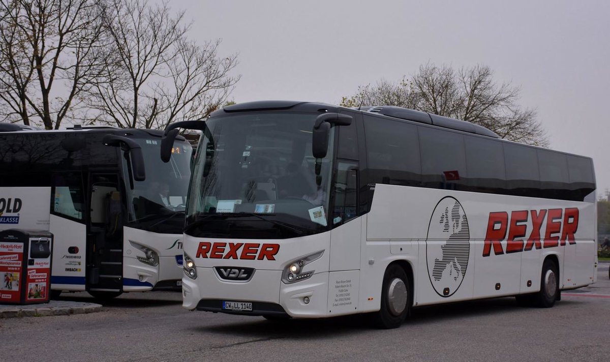 VDL Futura von REXER Reisen aus der BRD im Okt. 2017 in Krems gesehen.