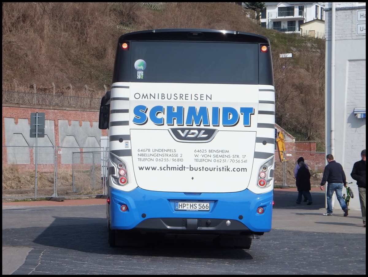 VDL Futura von Schmidt aus Deutschland im Stadthafen Sassnitz.