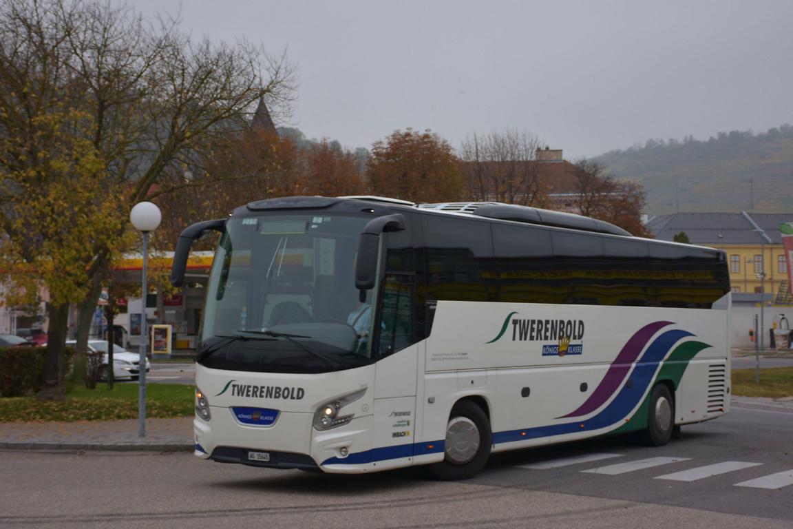 VDL Futura von Twerenbold aus der CH am 20.10.2017 in Krems gesehen.