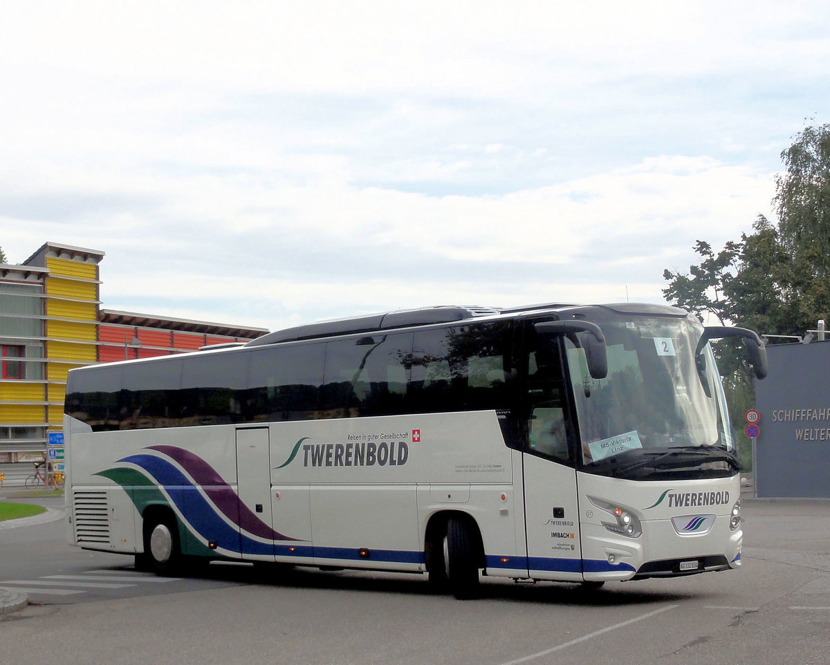 VDL Futura von Twerenbold aus der Schweiz in Krems gesehen.