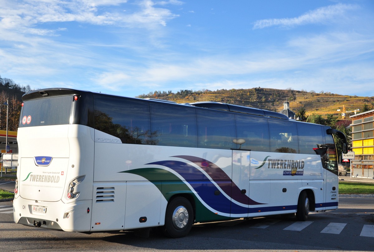 VDL Futura von Twerenbold/Schweiz im Oktober 2014 inKrems gesehen.