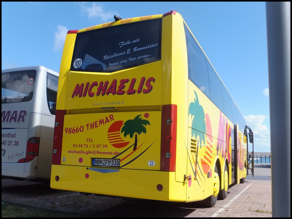 VDL Jonckheere von Michaelis aus Deutschland im Stadthafen Sassnitz.