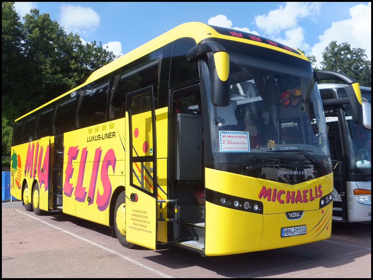 VDL Jonckheere von Michaelis aus Deutschland im Stadthafen Sassnitz.