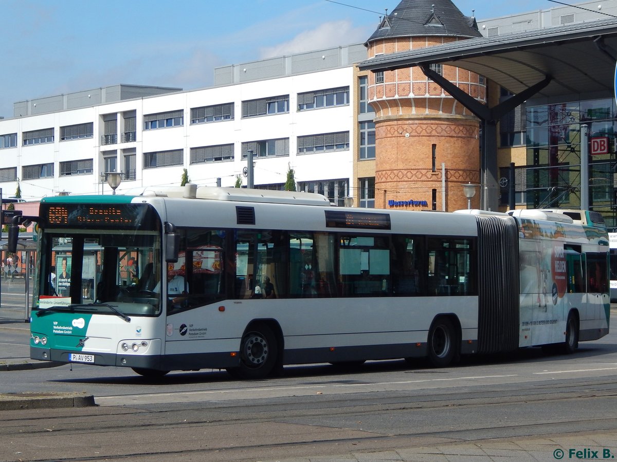 Volvo 7700 vom Verkehrsbetrieb Potsdam in Potsdam.