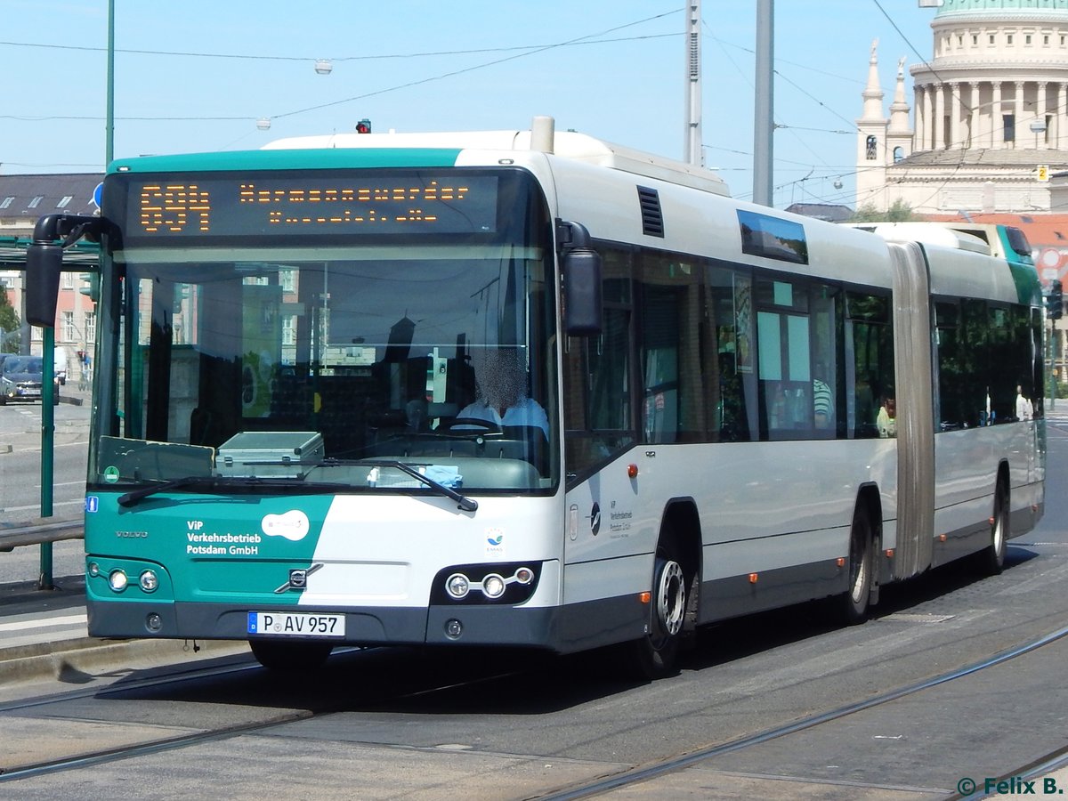 Volvo 7700 vom Verkehrsbetrieb Potsdam in Potsdam.