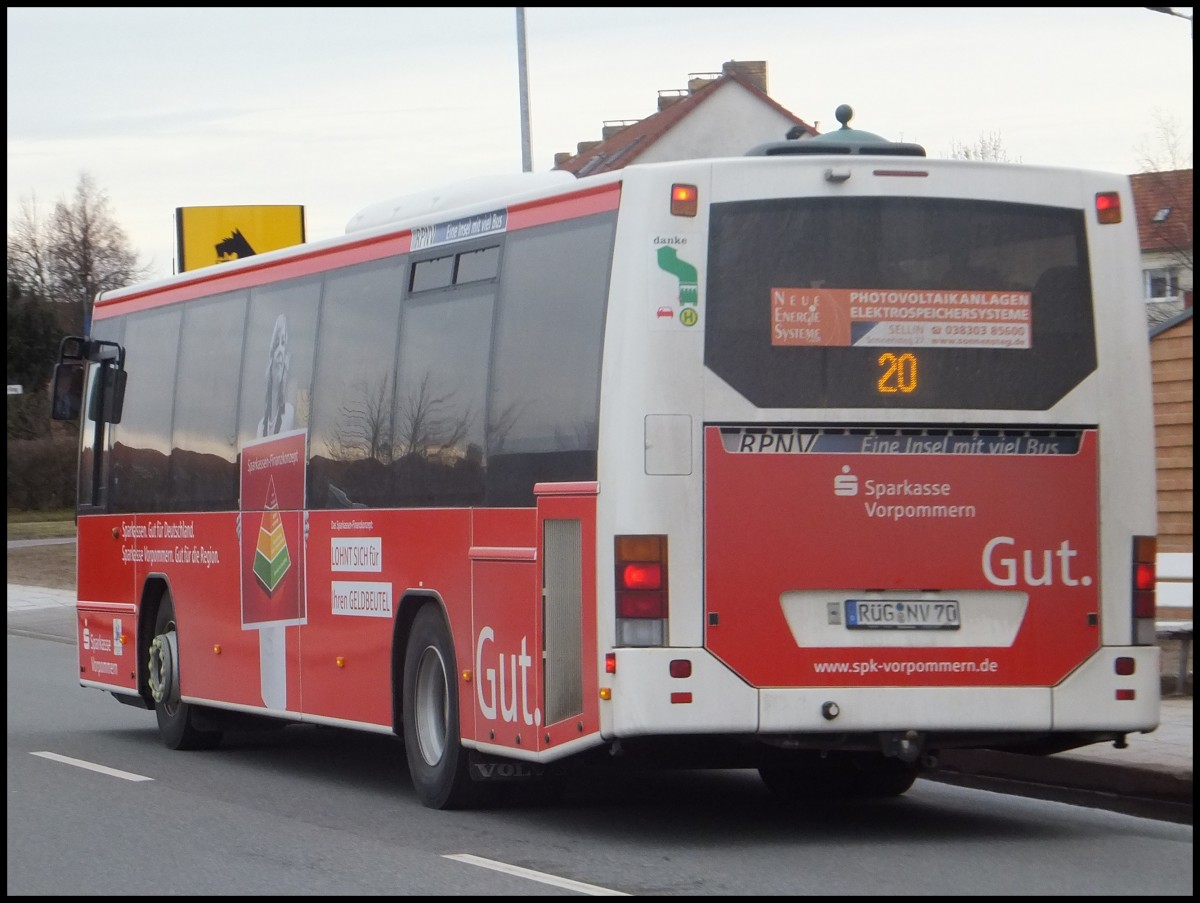 Volvo 8700 der RPNV in Sassnitz.