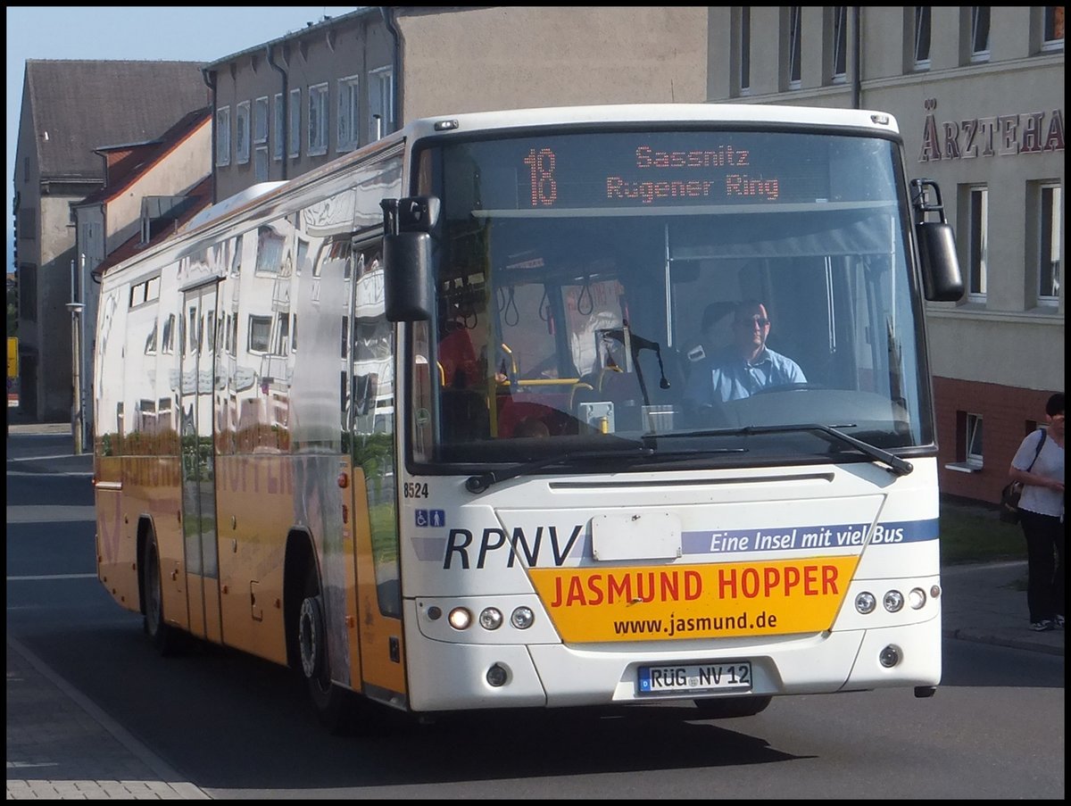 Volvo 8700 der RPNV in Sassnitz.