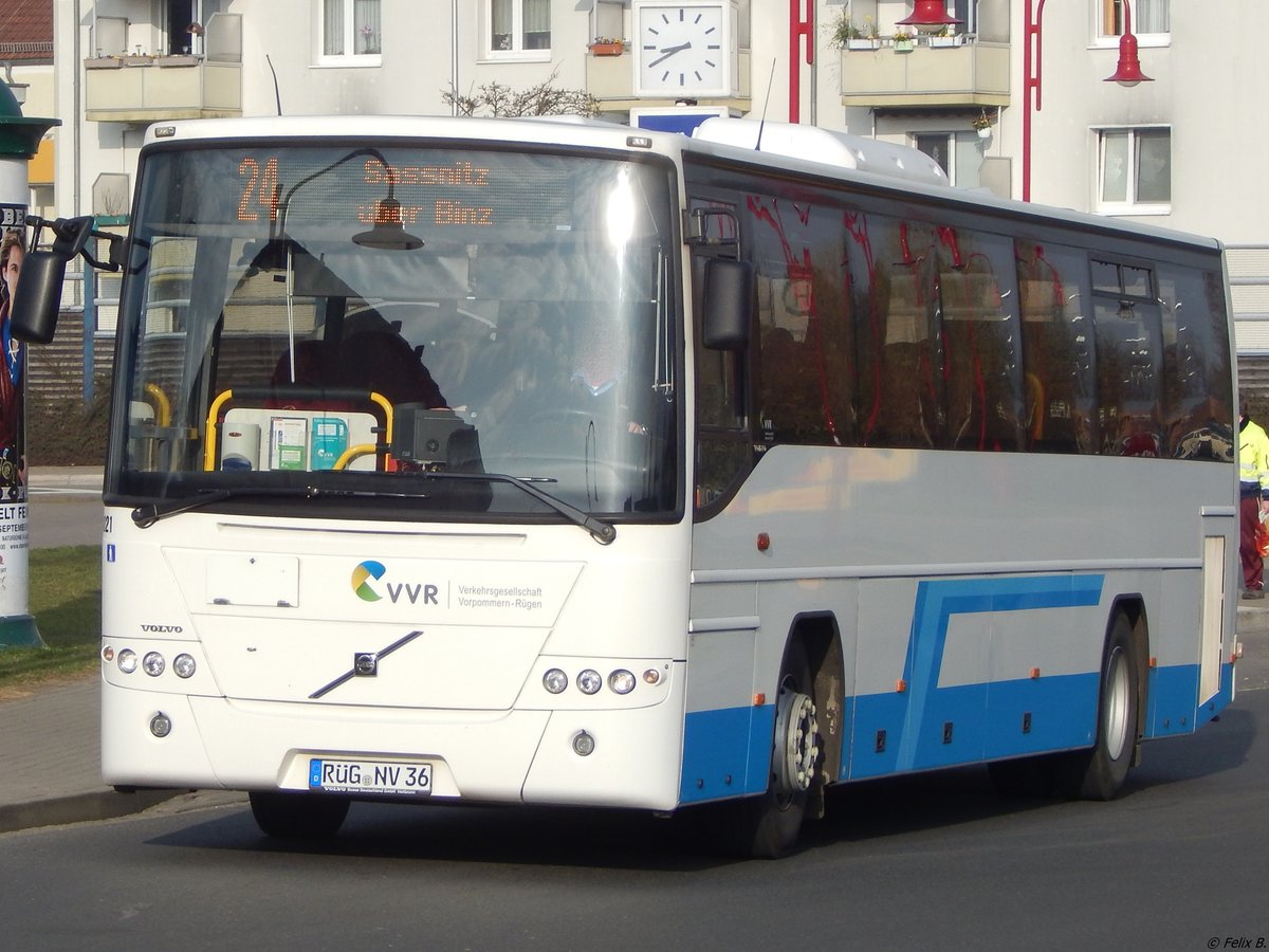 Volvo 8700 der VVR in Bergen am 07.04.2016