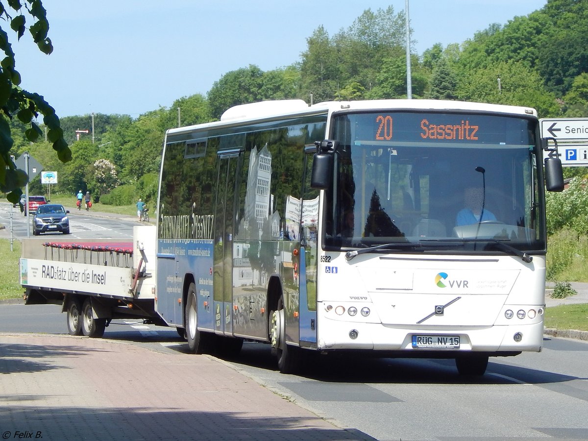 Volvo 8700 der VVR in Sassnitz.