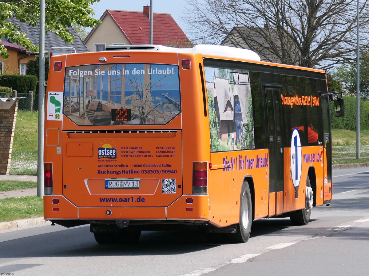 Volvo 8700 der VVR in Sassnitz.