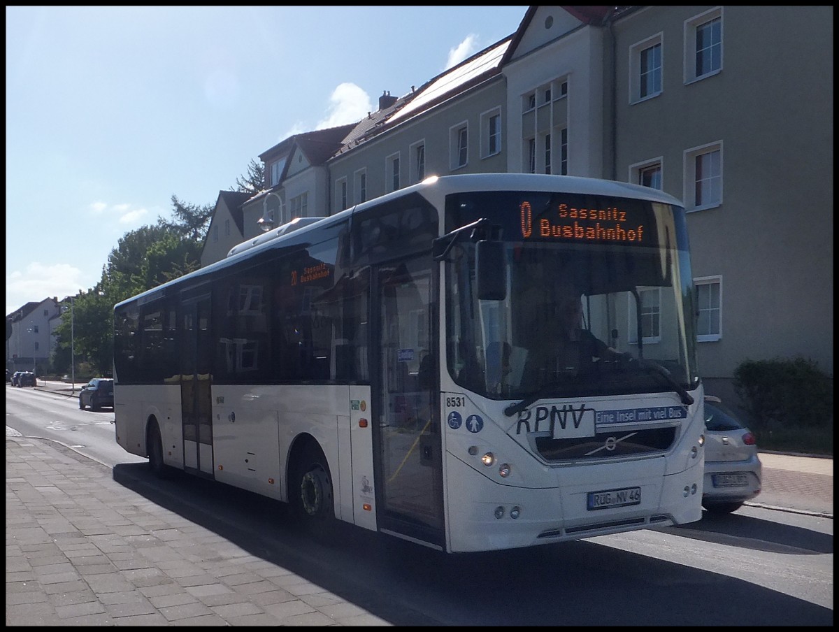 Volvo 8900 der RPNV in Sassnitz.