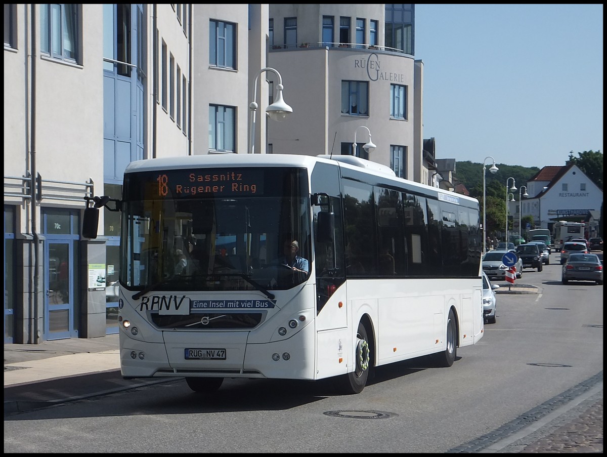 Volvo 8900 der RPNV in Sassnitz.