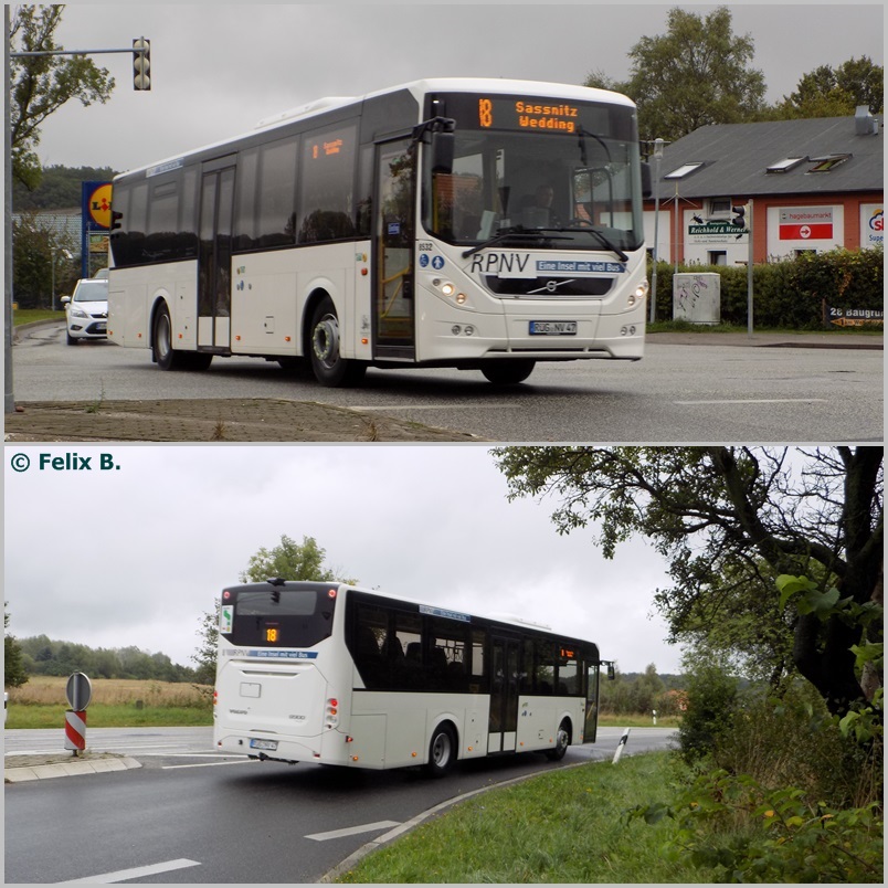 Volvo 8900 der RPNV in Sassnitz.