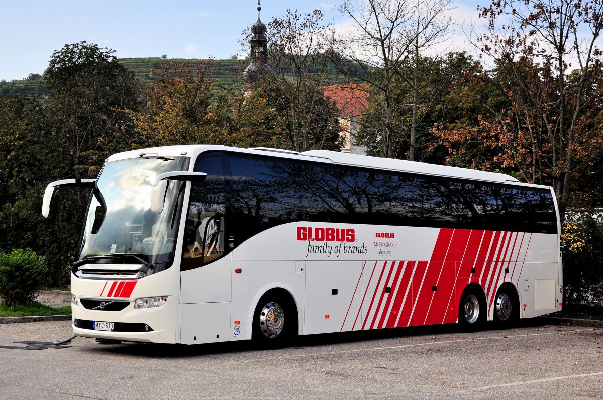 Volvo 9700 aus Ungarn 2.10.2014 in Krems.