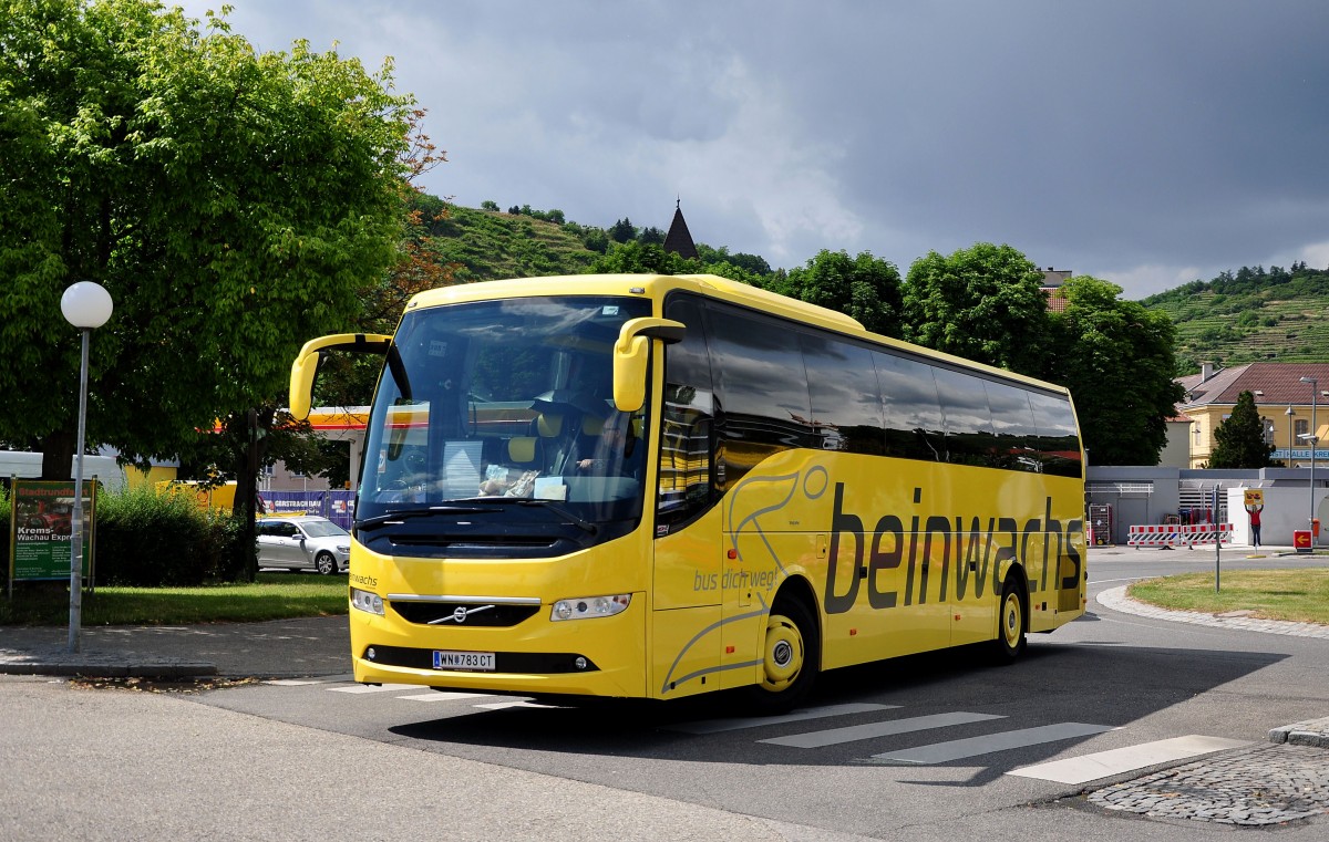 Volvo 9700 von Beinwachs Reisen aus sterreich im Juni 2015 in Krems.