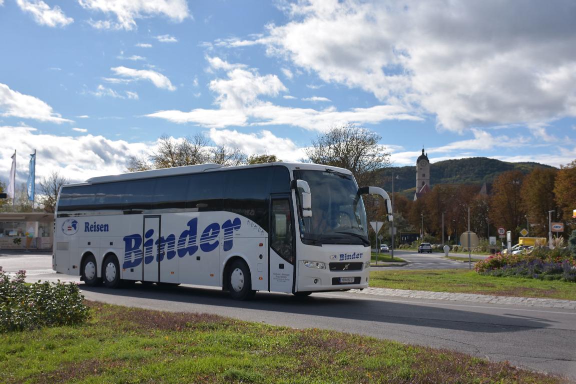 Volvo 9700 von Binder Reisen aus sterreich 10/2017 in Krems.