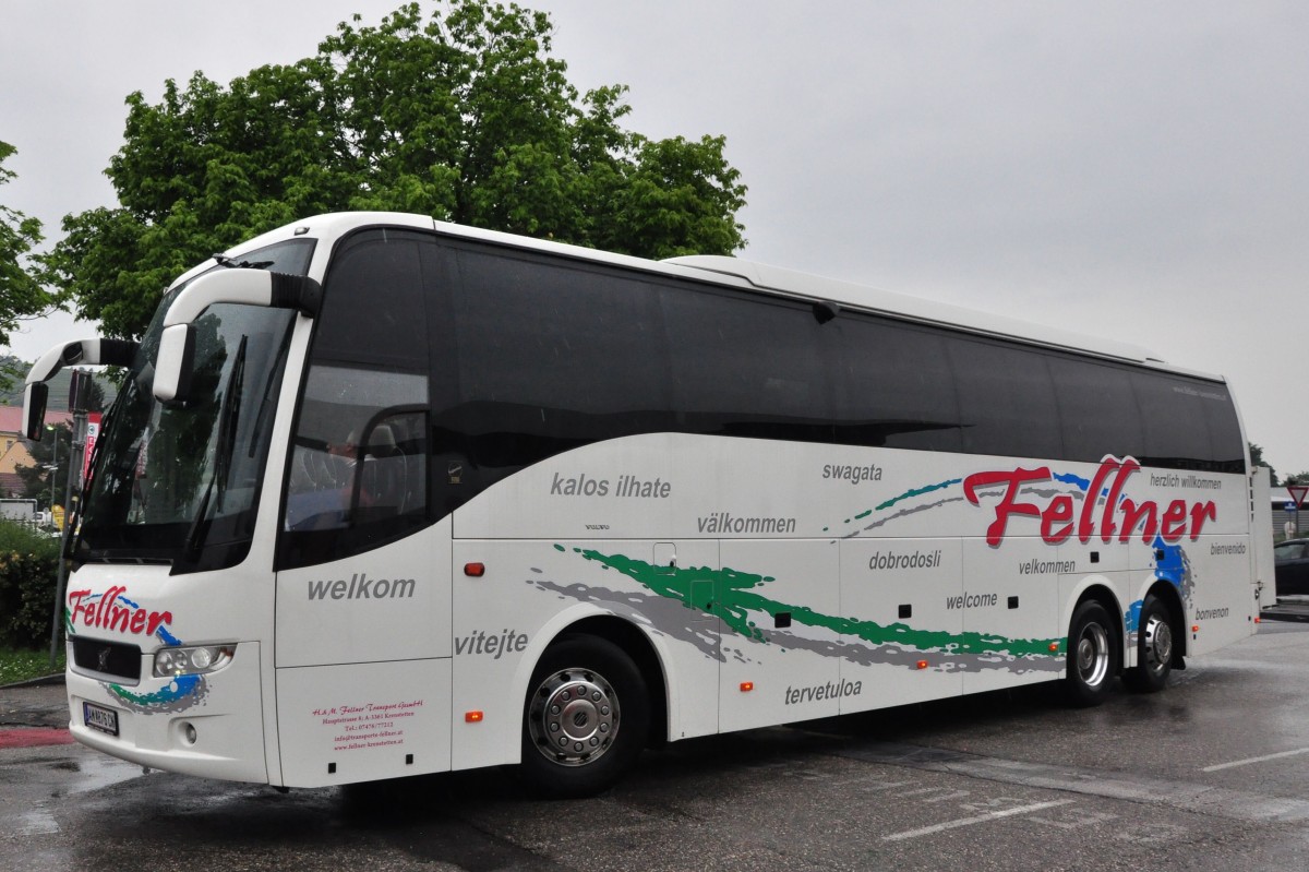 Volvo 9700 von Fellner Reisen aus sterreich am 23.5.2015 in Krems.