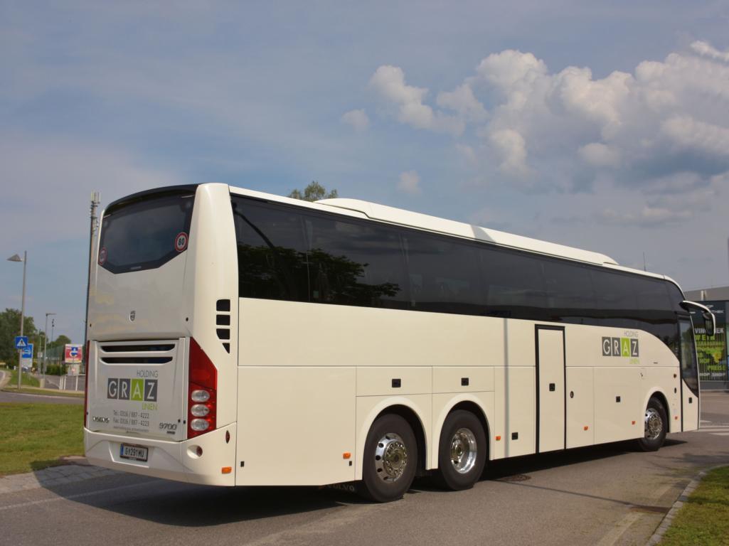 Volvo 9700 von den GRAZER Linien im Mai 2018 in Krems.