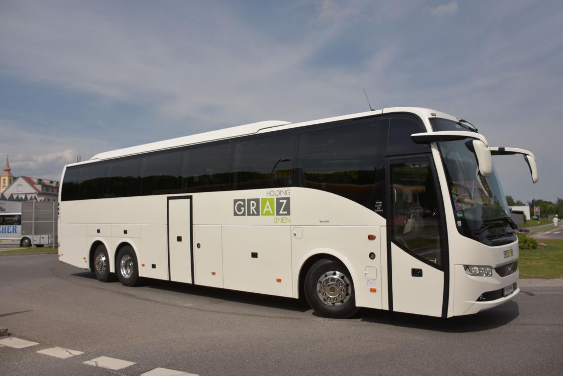 Volvo 9700 von den GRAZER Linien im Mai 2018 in Krems.