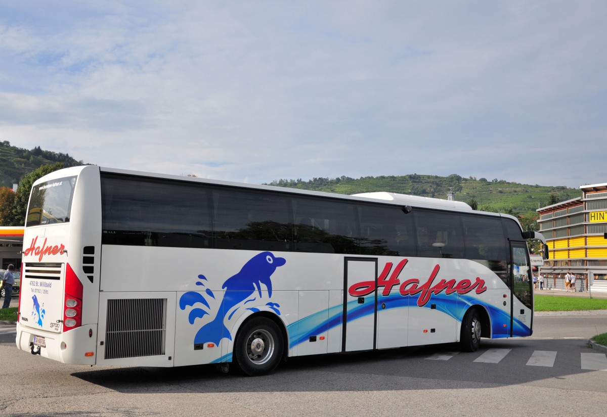 VOLVO 9700 von Hafner Busreisen aus sterreich am 20.9.2014 in Krems.