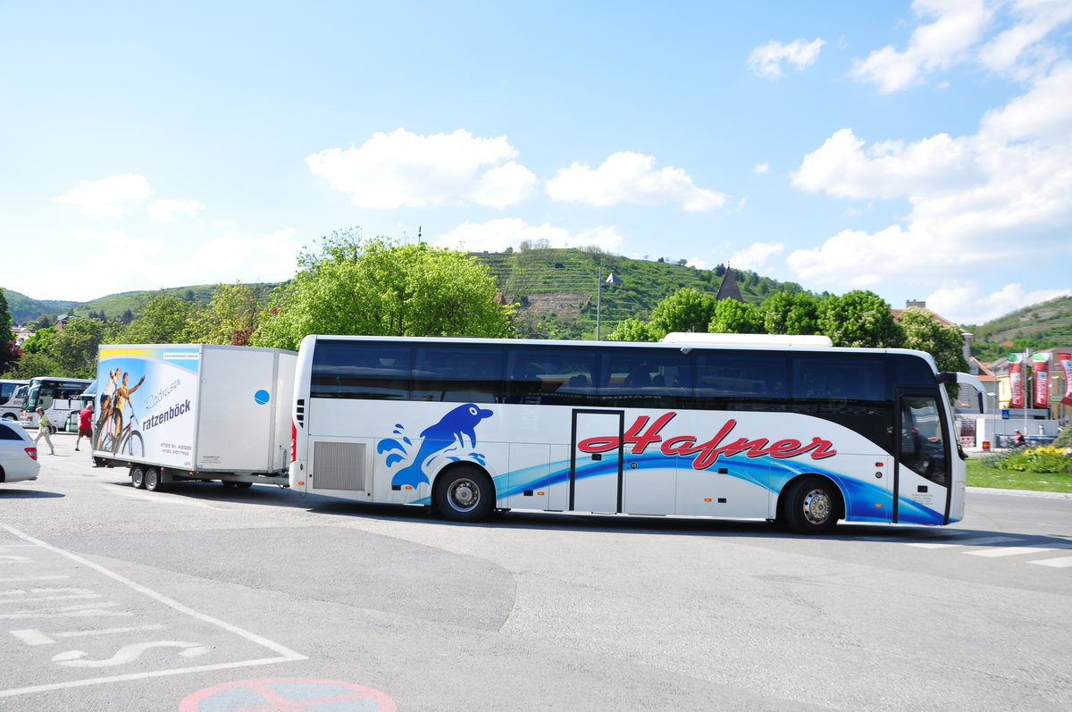 Volvo 9700 von Hafner Reisen aus sterreich in Krems unterwegs.