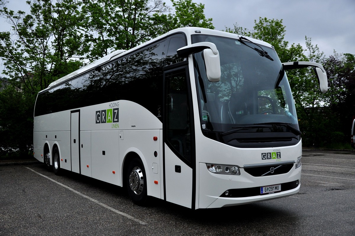 Volvo 9700 von der Holding Grazer Linien im Mai 2014 in Krems.