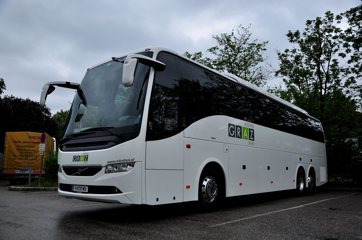 Volvo 9700 von der Holding Grazer Linien im Mai 2014 in Krems.