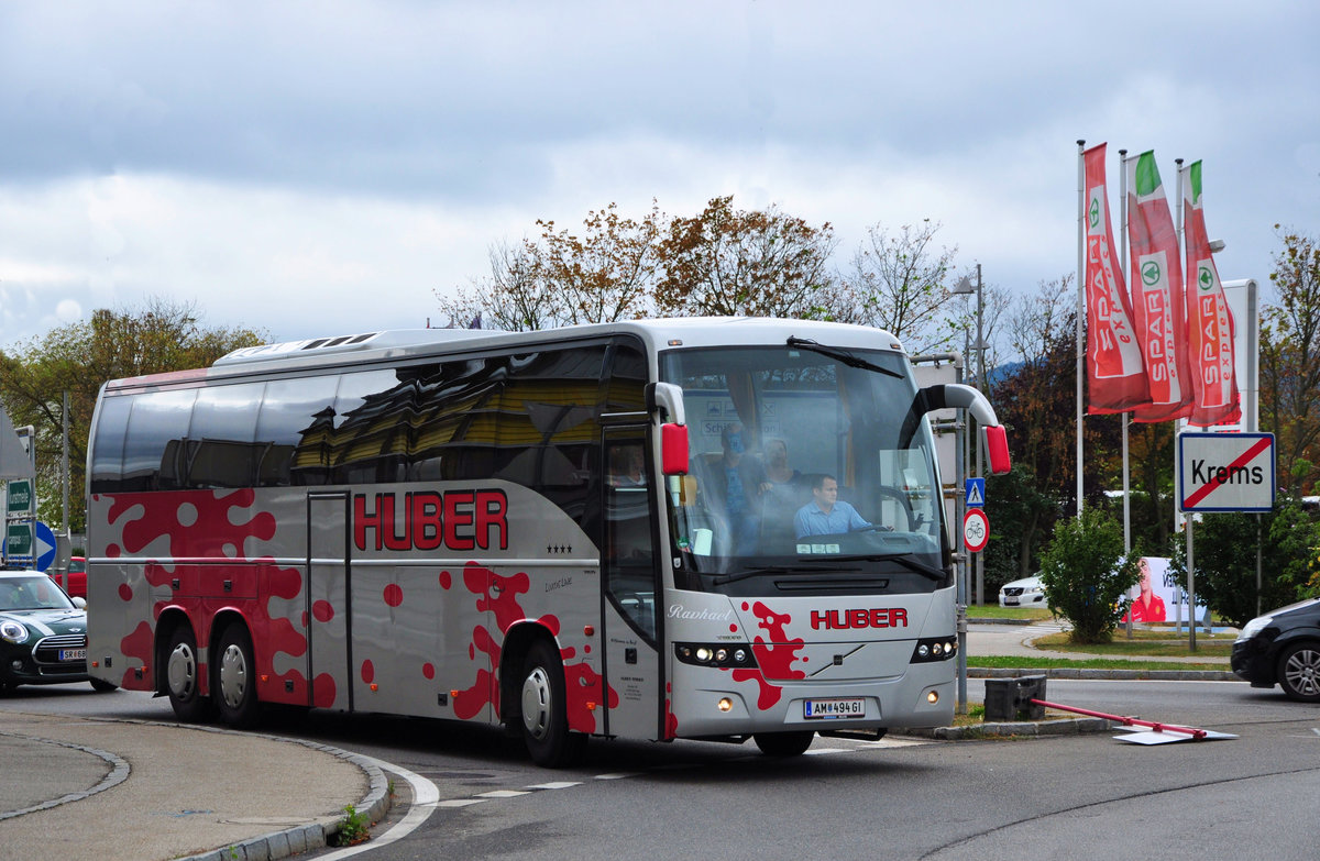 Volvo 9700 von Huber Reisen aus sterreich in Krems.