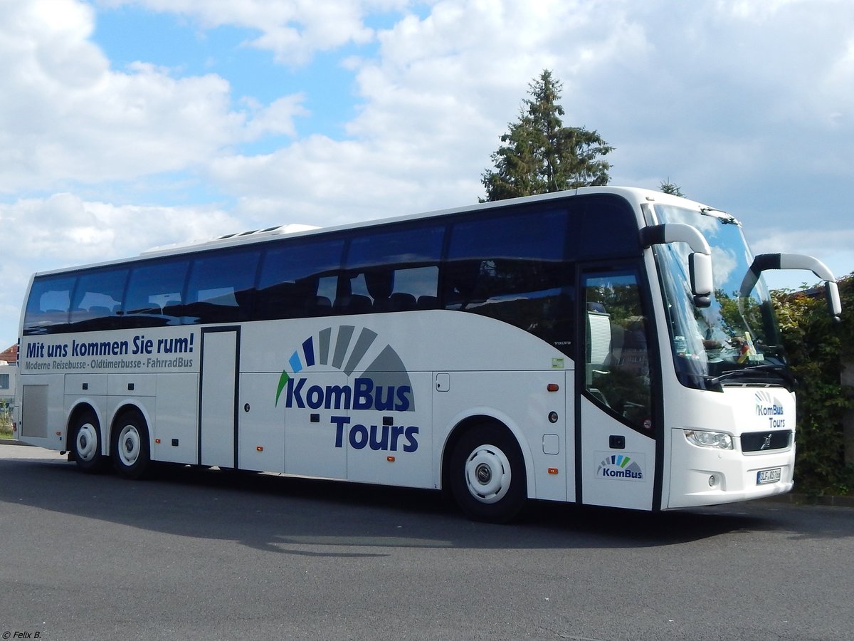 Volvo 9700 von KomBus aus Deutschland in Sassnitz.