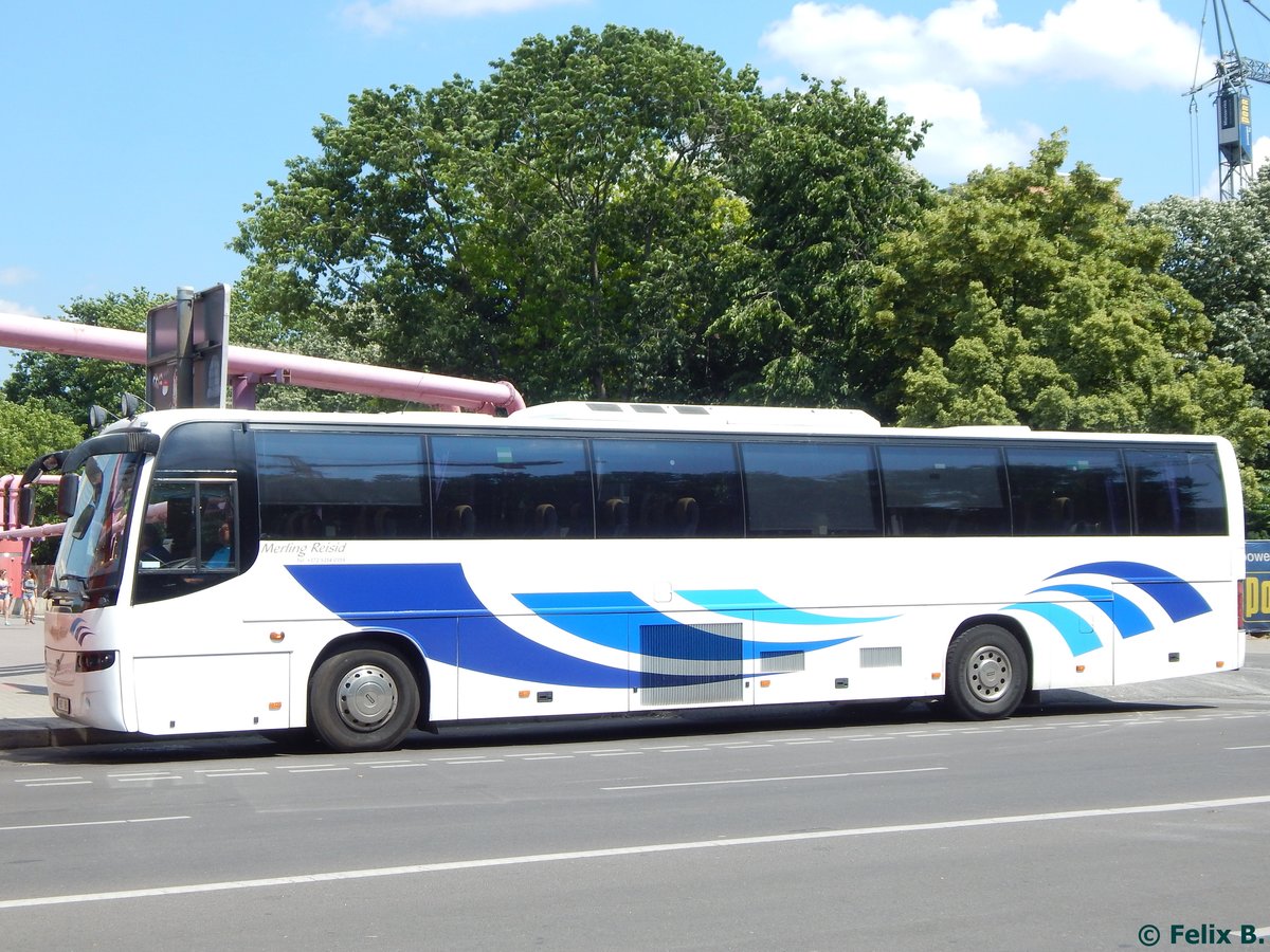 Volvo 9700 von Merling Reisid aus Estland in Berlin.